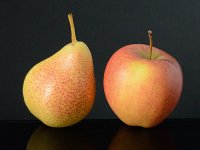 Apfel mit Birne