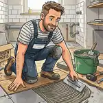 Handwerker bei der Arbeit