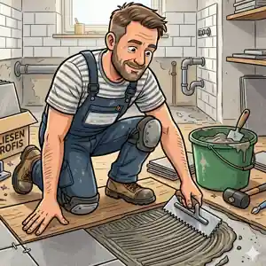 Handwerker bei der Arbeit