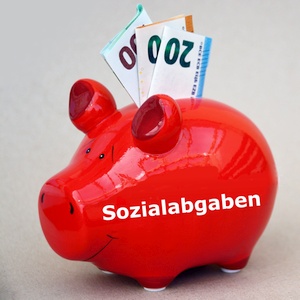 Sparschwein für Sozialabgaben